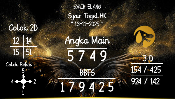 SYAIR ELANG - Syair Togel HK