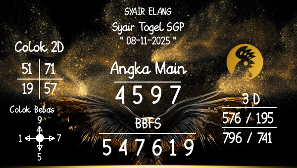 SYAIR ELANG - Syair Togel SGP
