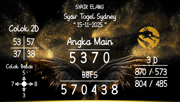 SYAIR ELANG - Syair Togel Sydney