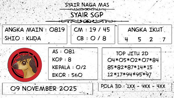 SYAIR NAGA MAS - Syair SGP