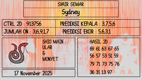 SYAIR SEMAR - Sydney