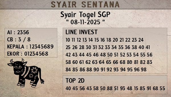  - Syair Togel SGP