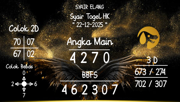 SYAIR ELANG - Syair Togel HK