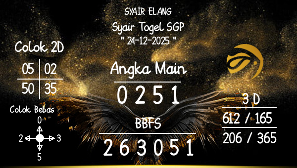 SYAIR ELANG - Syair Togel SGP