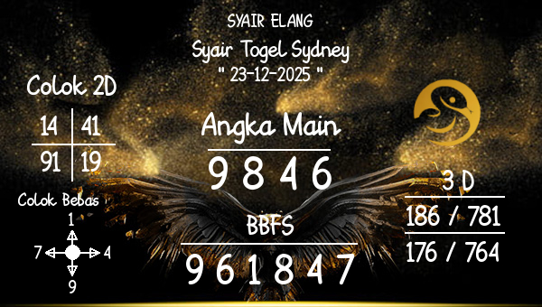 SYAIR ELANG - Syair Togel Sydney