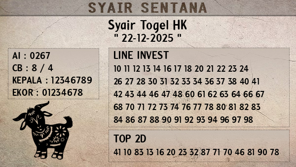  - Syair Togel HK